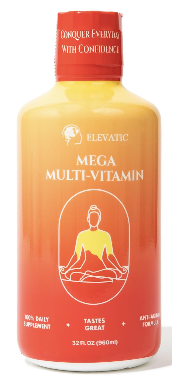 Botella de Elevatic Mega Multivitamínico Líquido
