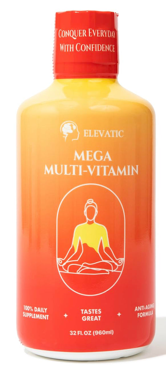 Botella de Elevatic Mega Multivitamínico Líquido