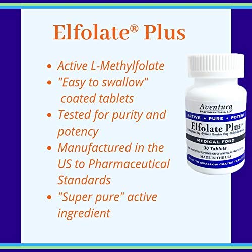 Tabletas recubiertas ELFOLATE Plus 3mg pureza y potencia