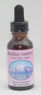 Elixir de amatista brasilena Alaskan Essences en botella ámbar