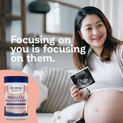 Embalaje del multivitamínico prenatal Biostime para embarazadas