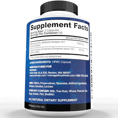 Embalaje suplementos Nutrivein alta absorción