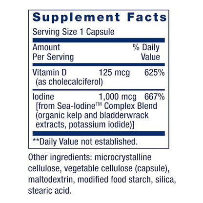Embalaje Vitamina D3 5000 UI suplemento huesos y tiroides
