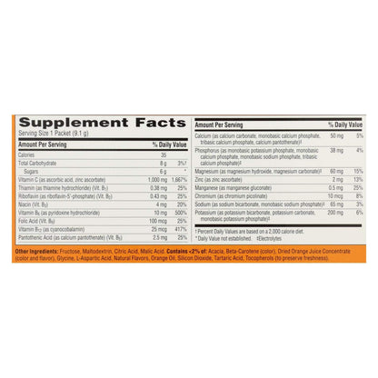 Emergen-C Súper Naranja bebida en polvo para energía y salud inmune