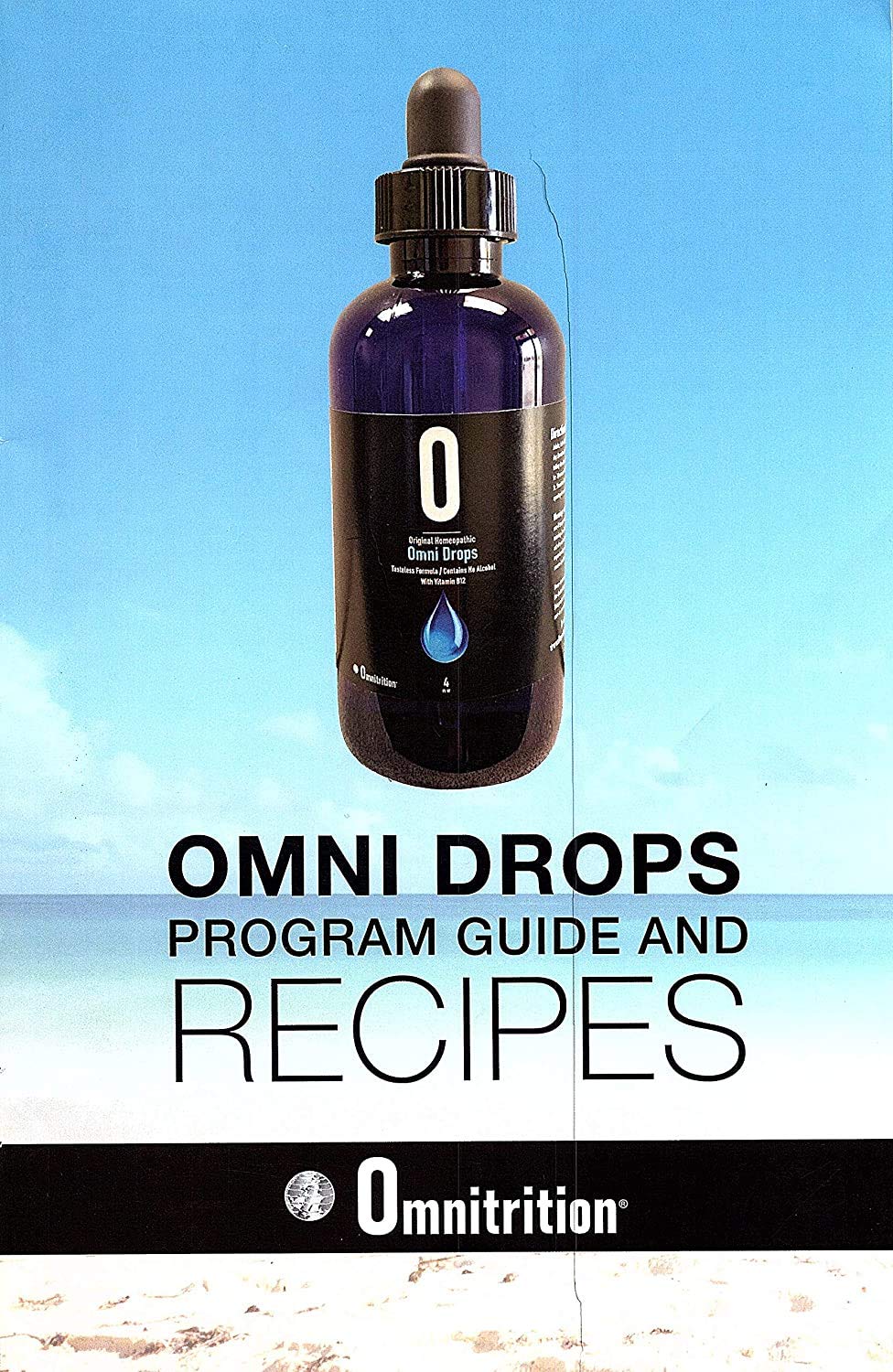 Empaque exterior Omni Drops 4 oz con vitamina B12