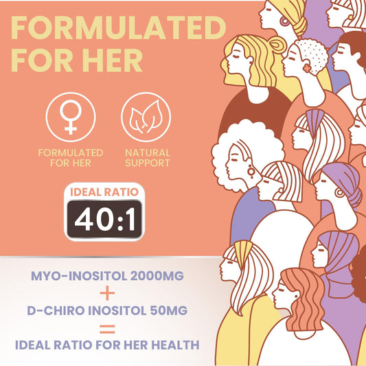 Empaque frontal suplemento vegano equilibrio hormonal y fertilidad femenina