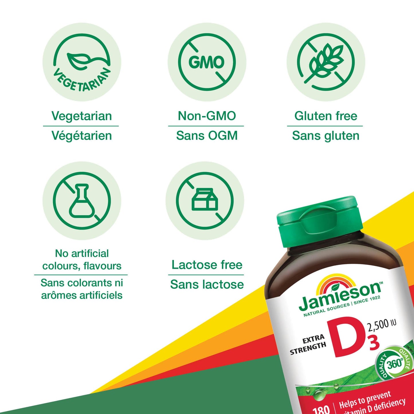 Empaque Jamieson vitamina d3 extra fuerte