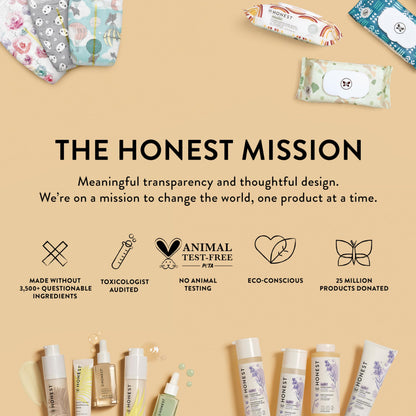 Empaque lateral The Honest Company suplemento prenatal Love the Bump