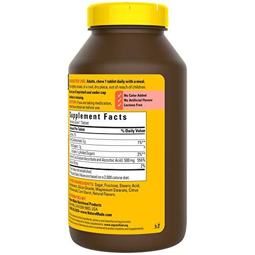 Empaque múltiple Nature Made Vitamina C 500mg 150 tabletas.