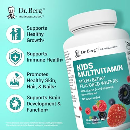 Empaque multivitaminas Dr. Berg sabor frutos rojos niños