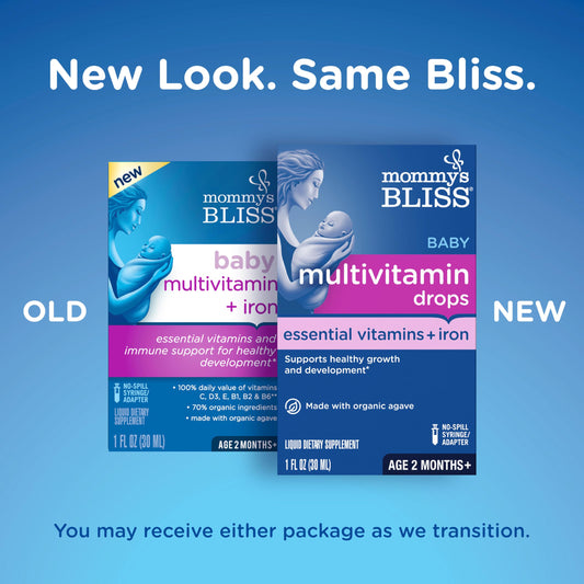 Comparación de empaque nuevo y antiguo de multivitaminas
