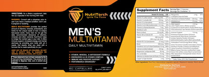 Empaque NutriTorch multivitamínico para hombre con antioxidantes