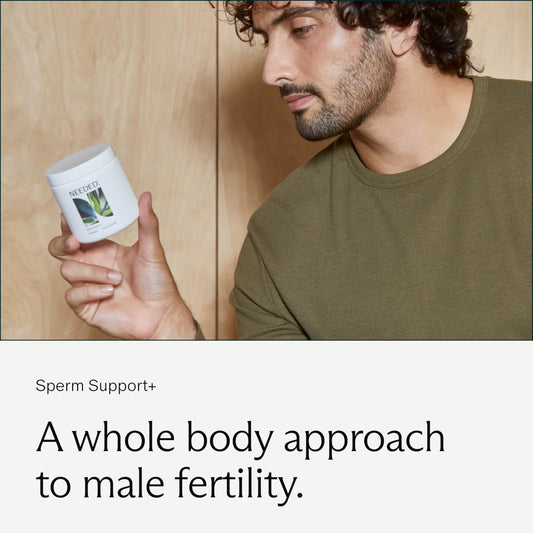 Empaque suplemento fertilidad masculina Needed para hombres