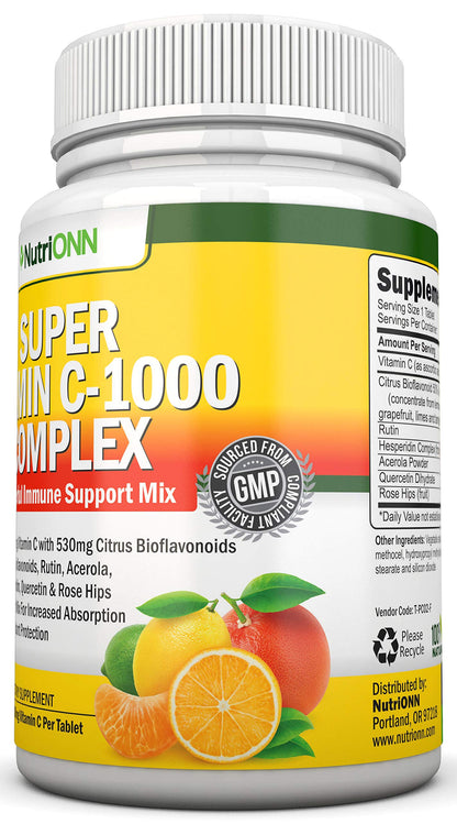Embalaje de suplementación avanzada vitamina C NutriONN
