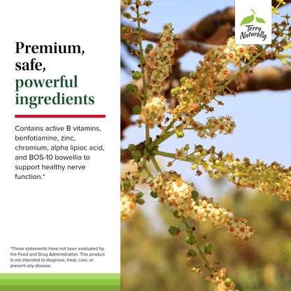 Empaque Terry Naturally saludable para pies y nervios 120 cápsulas
