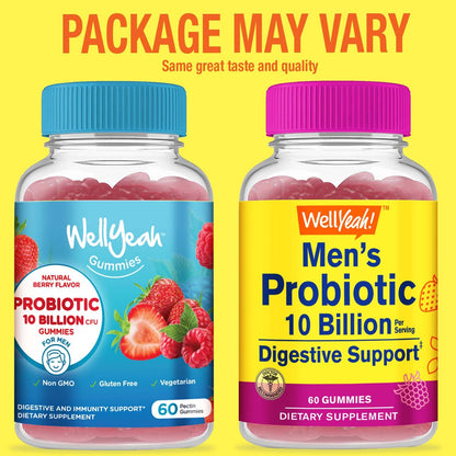 empaque variable de gomas WellYeah probióticos