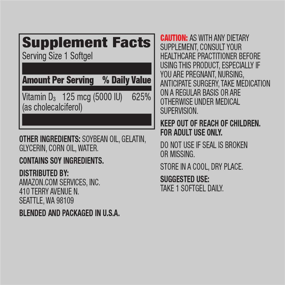 Empaque vitamina b12 y d3 amazon elements