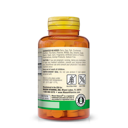 Empaque exterior Mason Natural Vitamina B6 500mg