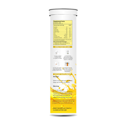 Empaque vitamina C efervescente PURITEO paquete de 4 tabletas