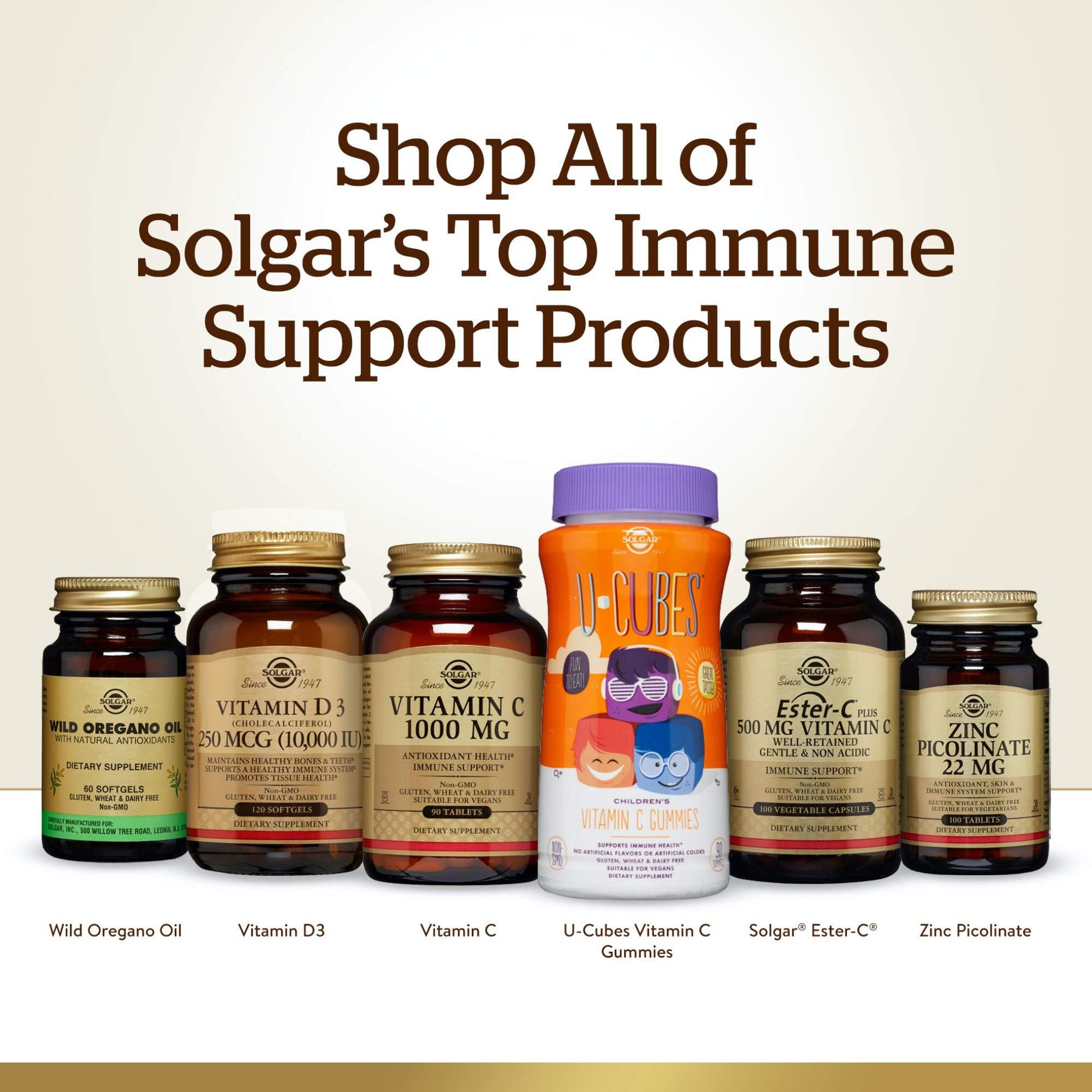 Empaque vitamina c Solgar 250 tabletas