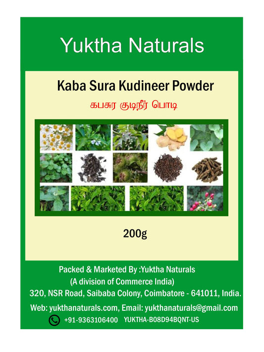 Empaque de Yuktha Naturals Kaba Sura Kudineer, 200g