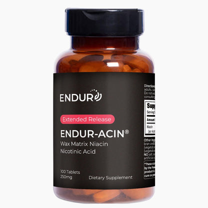 Endurance EndurAcin niacina liberación prolongada 250mg 100 tabletas