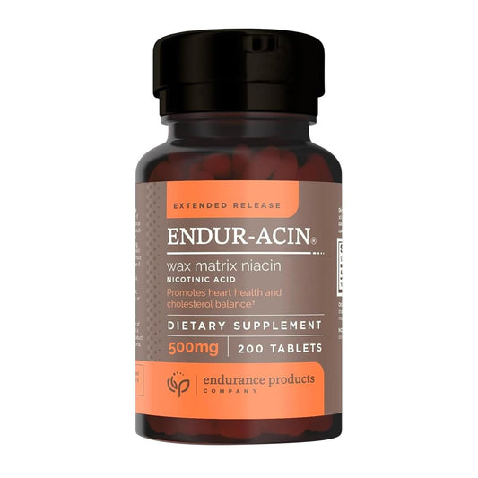 Frasco Endurance niacina de liberación prolongada 500 mg 200 tabletas
