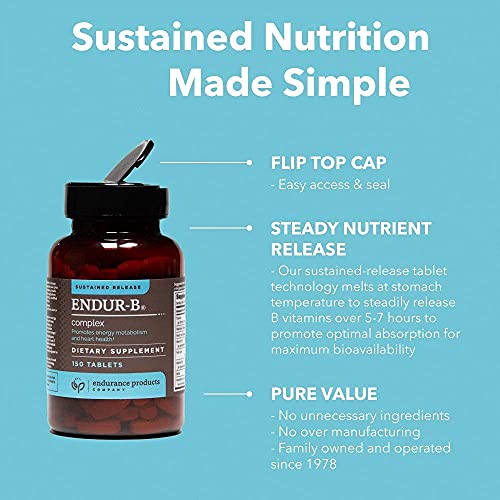 Endurance Products Endur-B suplemento complejo b detalle botella
