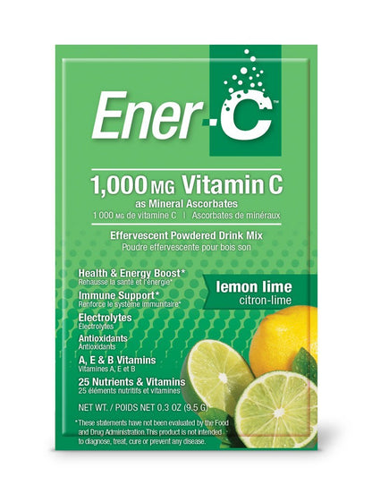 Ener-C suplemento energético natural sabor limón lima 30 sobres