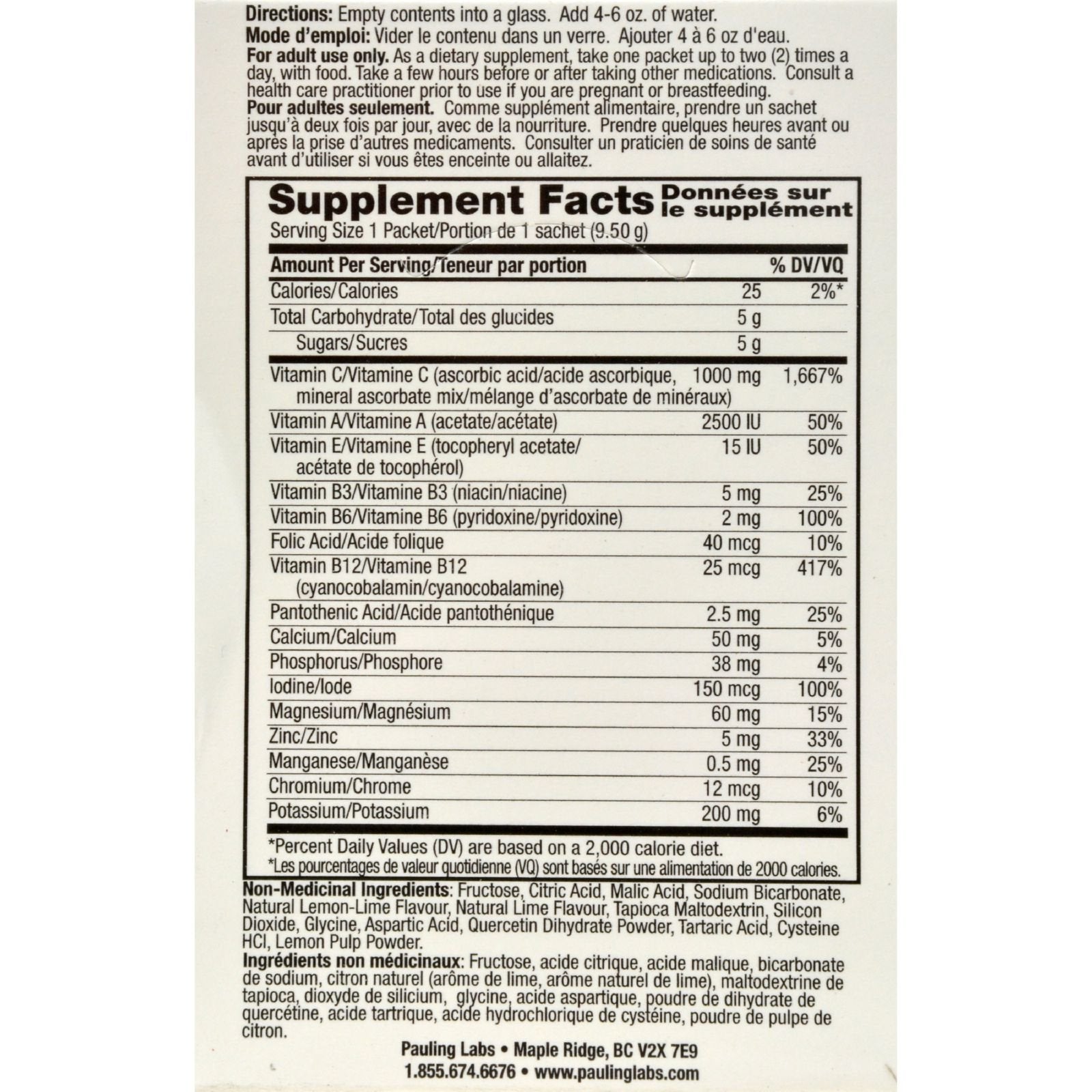 Ener-C suplemento vitamina c 1000 mg multivitamínico sabor limón lima