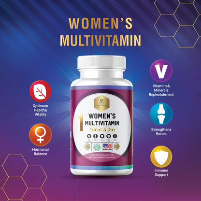 Energía y vitalidad con multivitaminas para mujeres