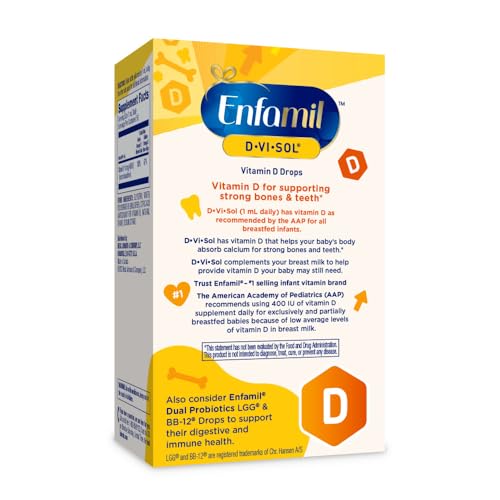 Enfamil D-Vi-Sol facilidad uso suplemento vitamina D infantil