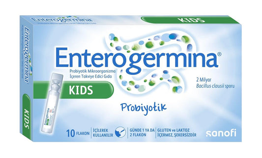 Caja de Enterogermina KIDS probiótico Bacillus Clausii