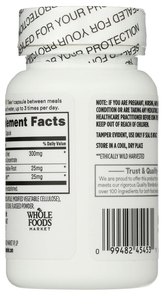 Envase Aloe Vera Plus 365 Whole Foods Market vista lateral
