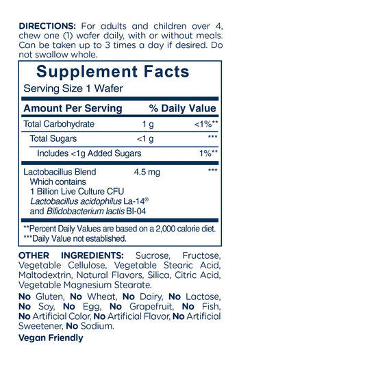 Envase American Health tabletas probiótico acidophilus