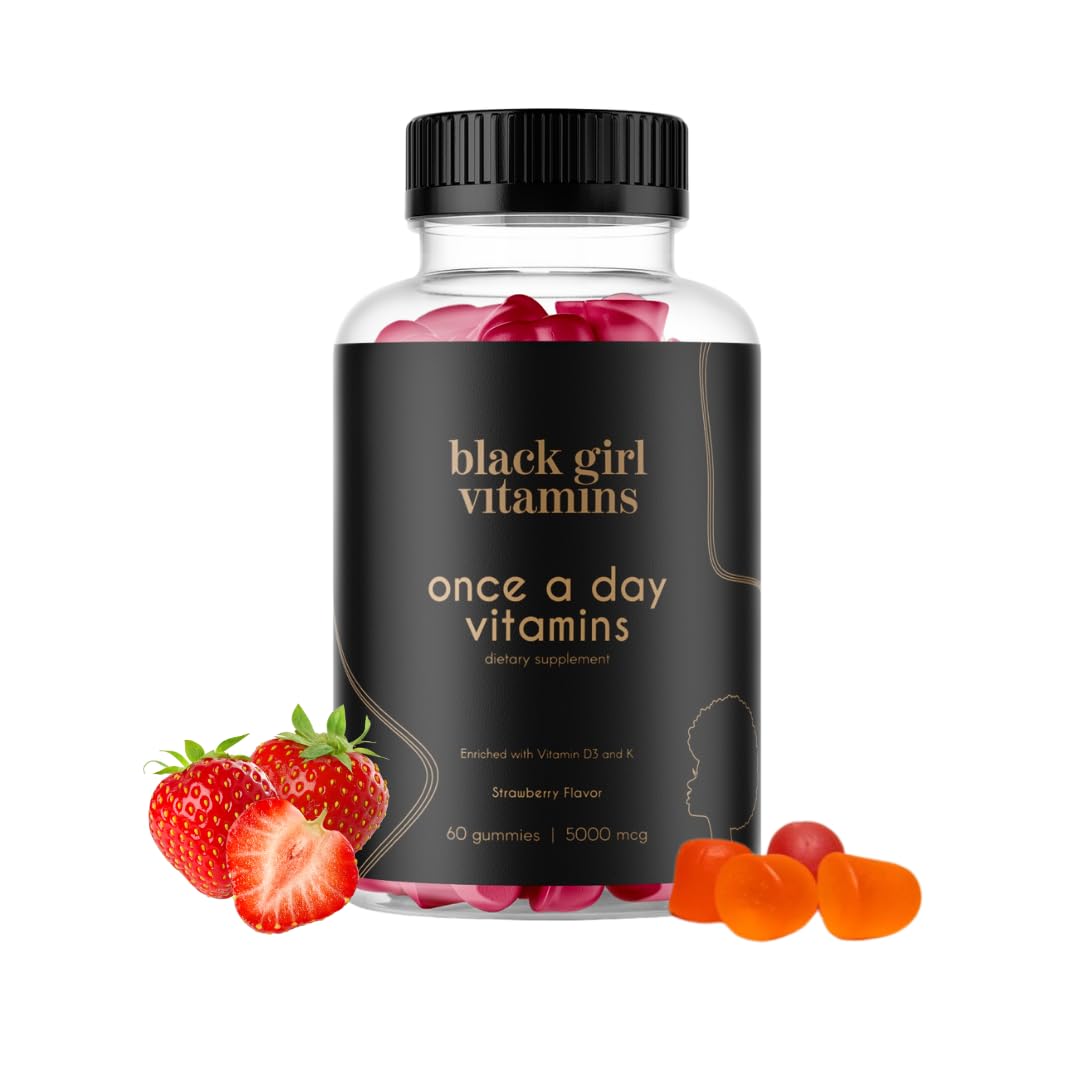 Envase de Black Girl Vitamins gomas para mujer