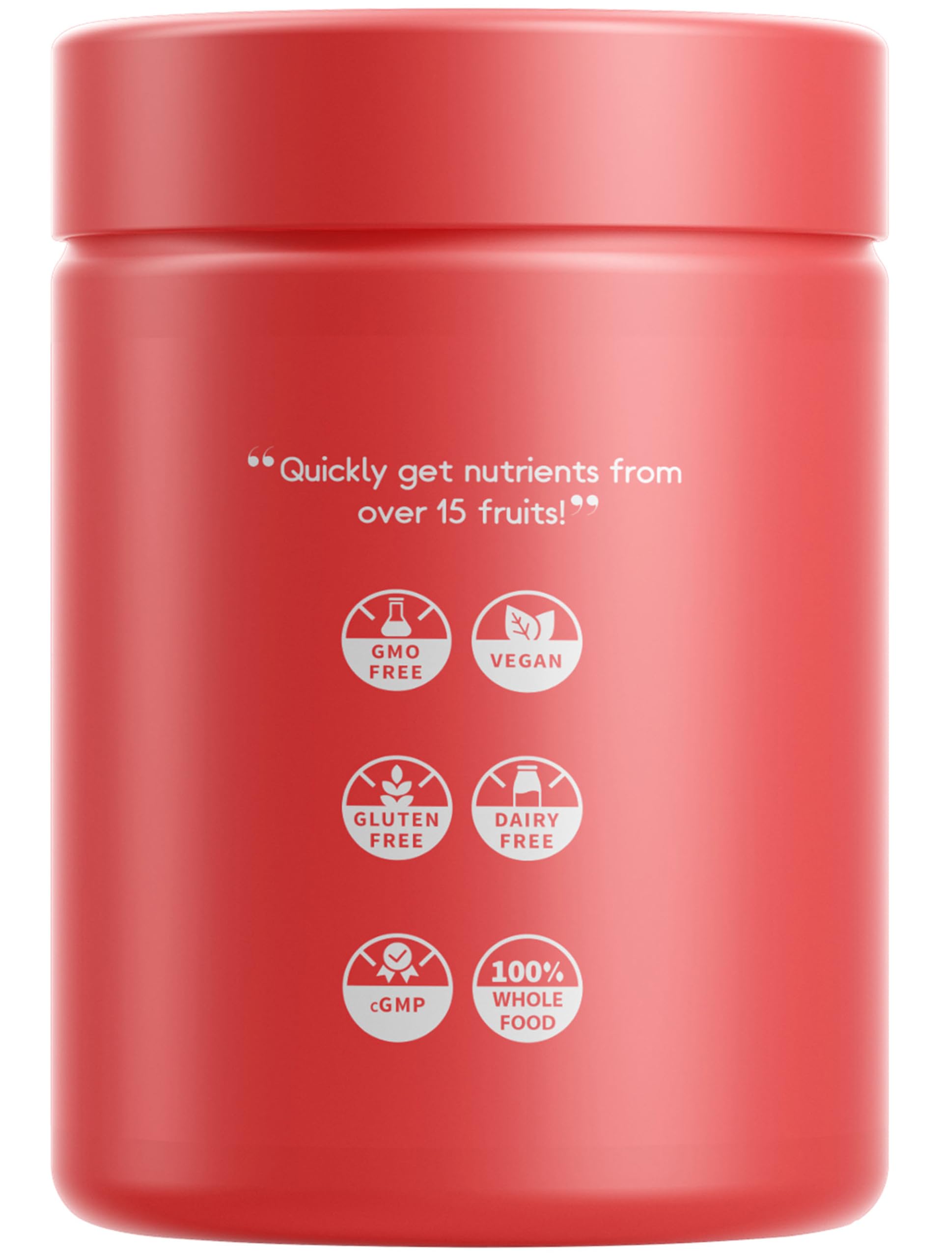 Envase de Codeage Instantfood Fast Fruits