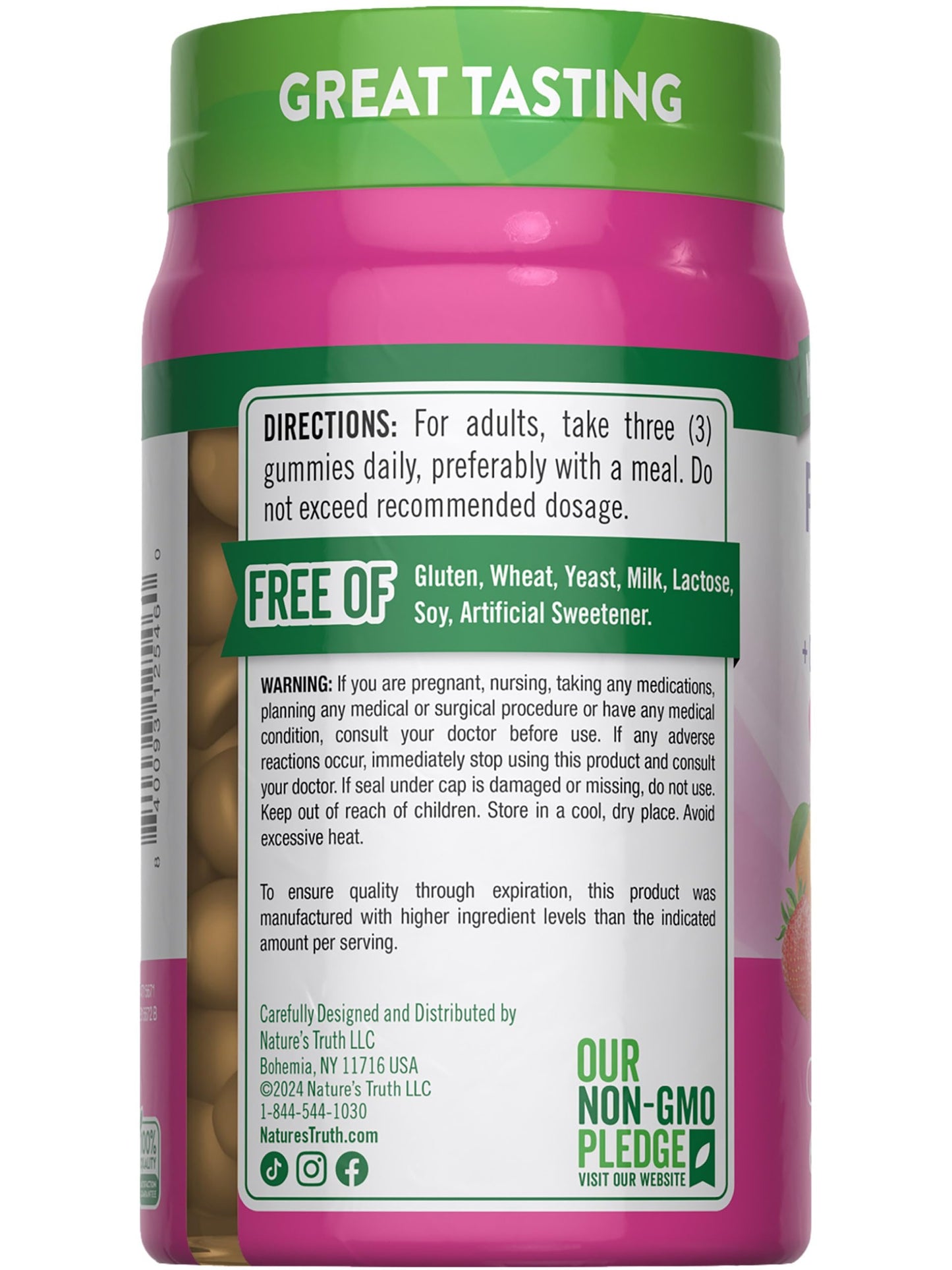 Envase completo de Gomitas Prenatales Nature's Truth