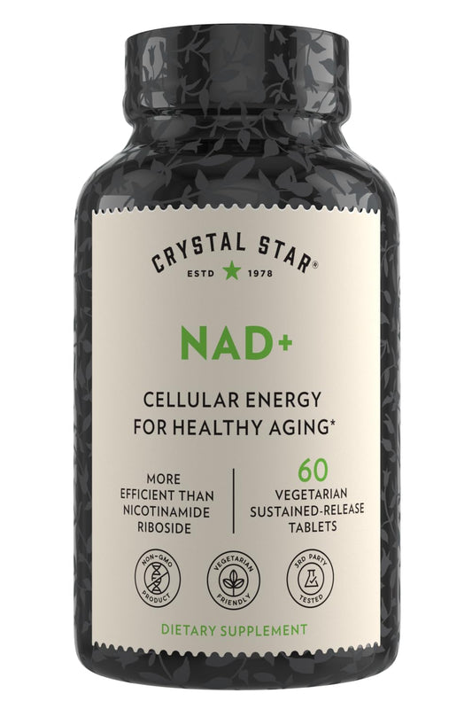 envase crystal star nad+ 60 tabletas