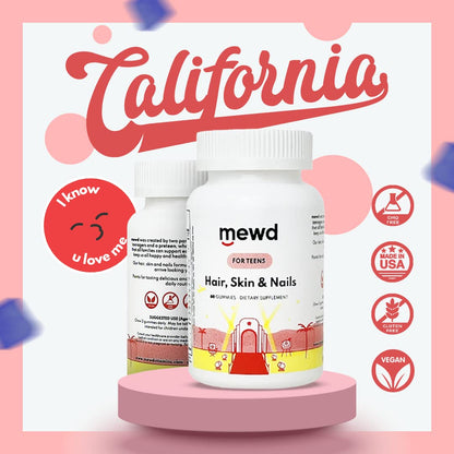 Envase doble de gominolas MEWD hecho en USA.