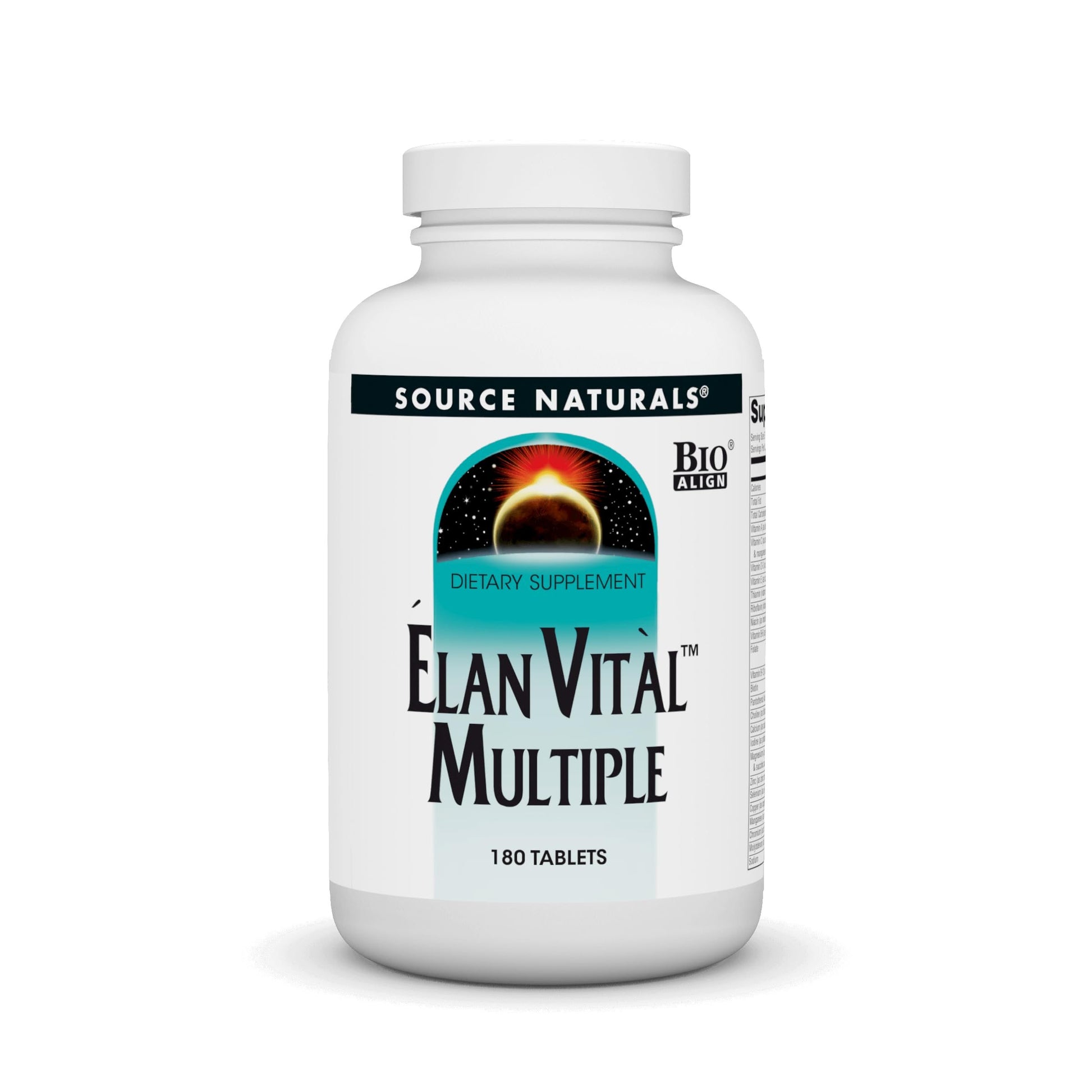 Envase de Elan Vital Múltiple de Source Naturals - multivitamínico apoyo total