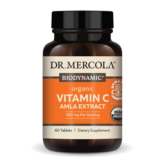 Envase extracto biodinámico vitamina c amla Dr. Mercola