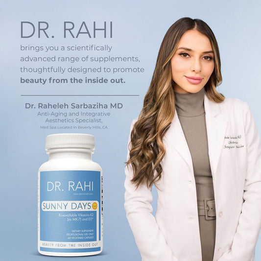 Envase frontal Dr. Rahi vitamina d3 y k2