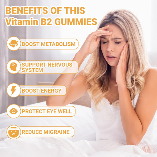 Envase frontal gomitas vitamina b2 wiszeen