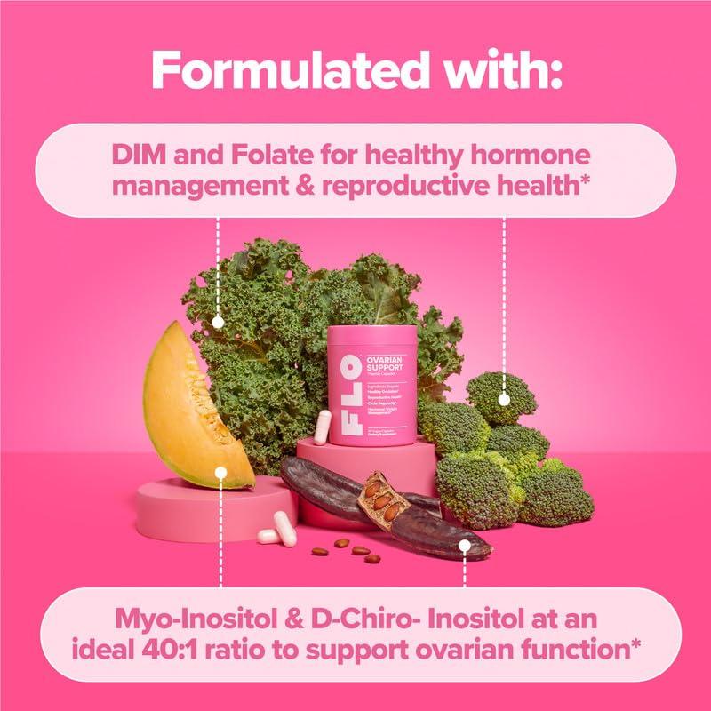 Envase frontal O Positiv FLO suplemento ovulación saludable
