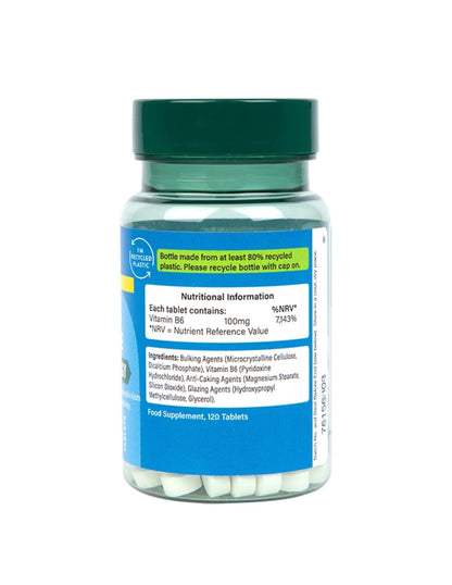 Envase frontal vitamina B6 H and B 100mg