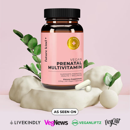 Envase de Future Kind vitamina prenatal sin gluten