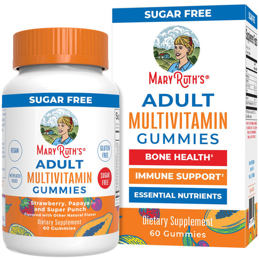 envase de gominolas multivitamínicas MaryRuth sin azúcar
