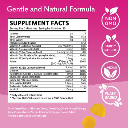 Envase gomitas Laicuherb soporte hormonal y fertilidad