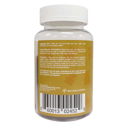 Envase de gomitas multivitamínicas Wellness Essence cerrado